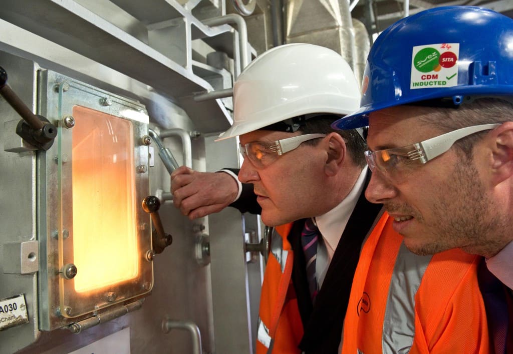 (l-r) Tony Alder and SITA UK's Tim Otley have welcomed the realisation of the development